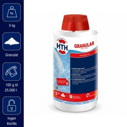 HTH Klor Granulat - 5 kg